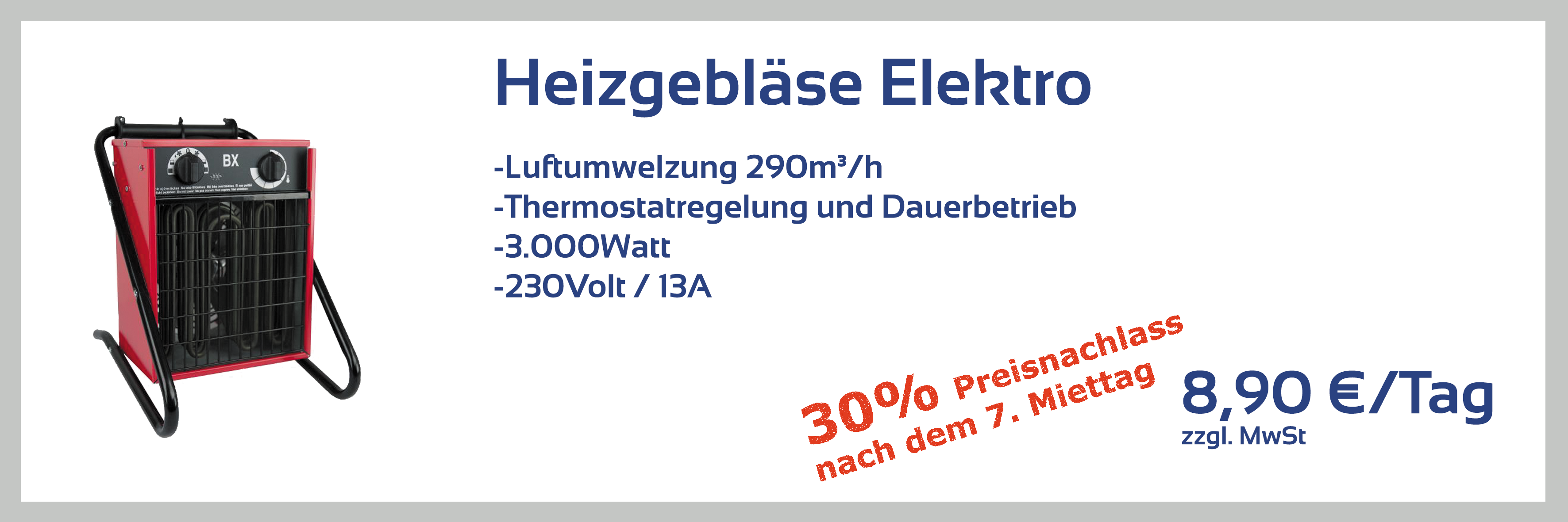 Heizgebläse Elektro