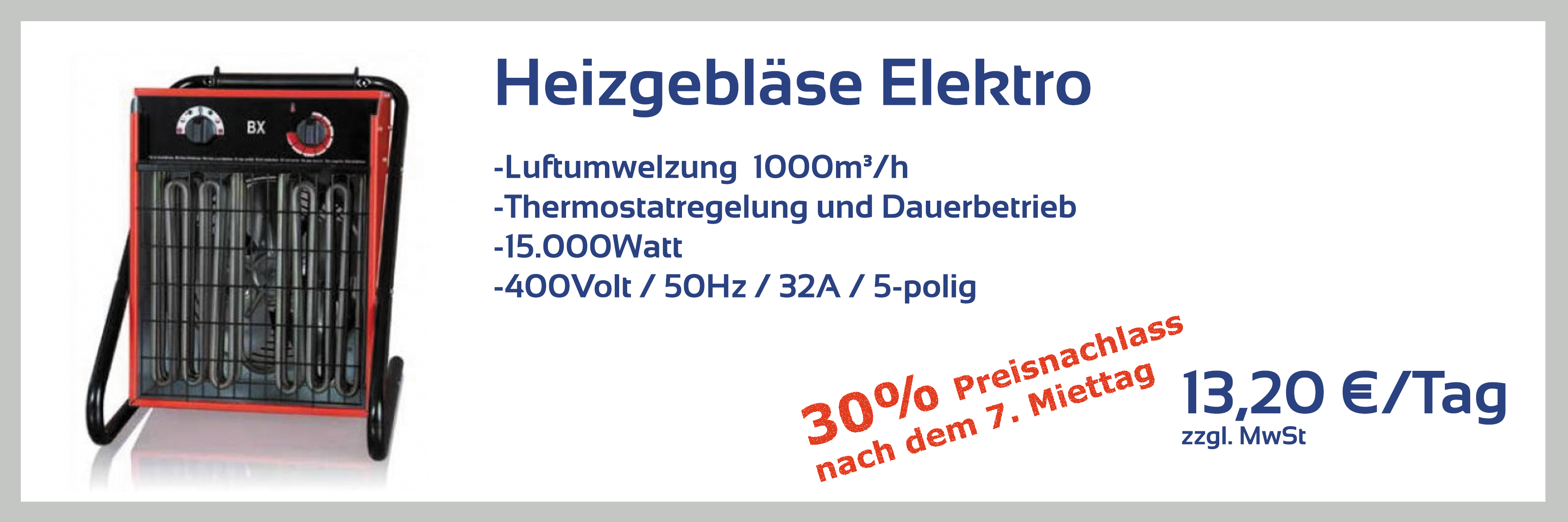 Heizgebläse Elektro