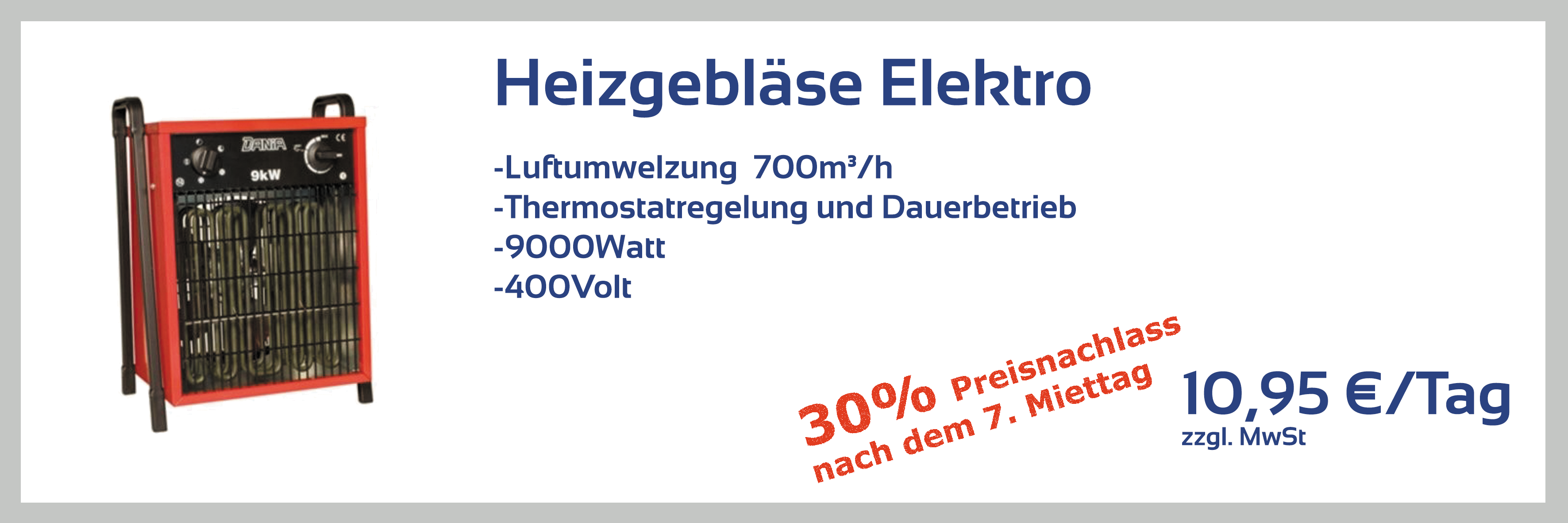 Heizgebläse Elektro